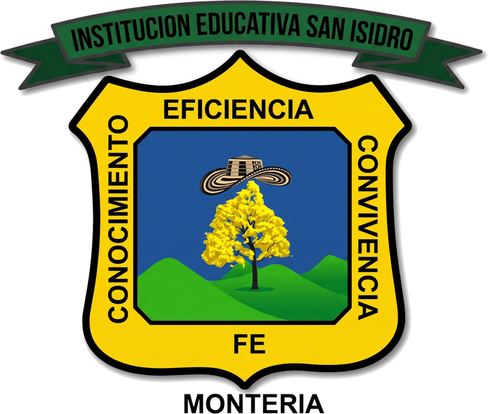 Escudo de la Institución Educativa San Isidro